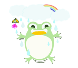 Mr.&Mrs.Green Frog sticker #7560305