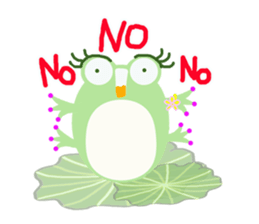 Mr.&Mrs.Green Frog sticker #7560307