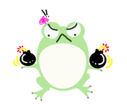 Mr.&Mrs.Green Frog sticker #7560308