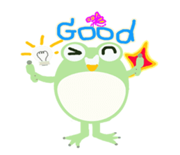 Mr.&Mrs.Green Frog sticker #7560309