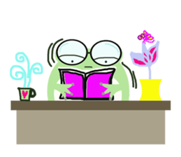 Mr.&Mrs.Green Frog sticker #7560310