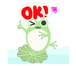 Mr.&Mrs.Green Frog sticker #7560315