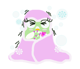 Mr.&Mrs.Green Frog sticker #7560319