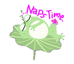 Mr.&Mrs.Green Frog sticker #7560320