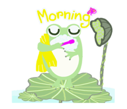 Mr.&Mrs.Green Frog sticker #7560321