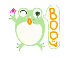Mr.&Mrs.Green Frog sticker #7560322
