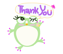 Mr.&Mrs.Green Frog sticker #7560325