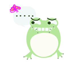 Mr.&Mrs.Green Frog sticker #7560327