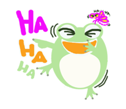 Mr.&Mrs.Green Frog sticker #7560328