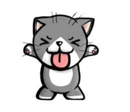 Stickers with a pretty cat (french) sticker #7560435