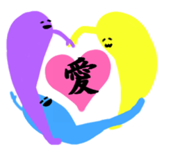 five colors(kawaii) sticker #7560605