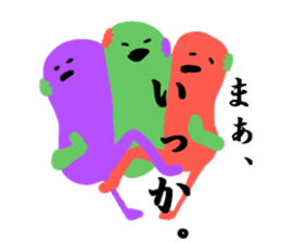 five colors(kawaii) sticker #7560608