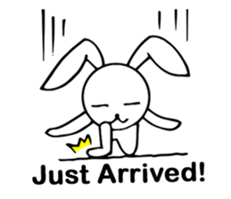 Cute Pink Rabbit Stickers sticker #7560738