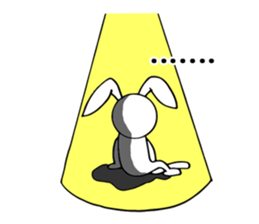 Cute Pink Rabbit Stickers sticker #7560746