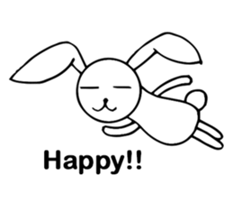 Cute Pink Rabbit Stickers sticker #7560747