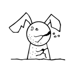 Cute Pink Rabbit Stickers sticker #7560749