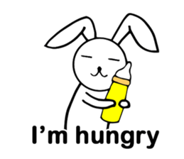 Cute Pink Rabbit Stickers sticker #7560753