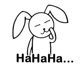 Cute Pink Rabbit Stickers sticker #7560755