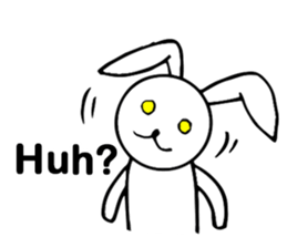 Cute Pink Rabbit Stickers sticker #7560756