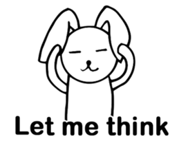 Cute Pink Rabbit Stickers sticker #7560758