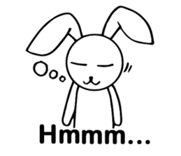 Cute Pink Rabbit Stickers sticker #7560761