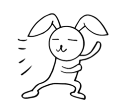 Cute Pink Rabbit Stickers sticker #7560764