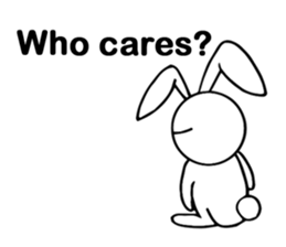 Cute Pink Rabbit Stickers sticker #7560766