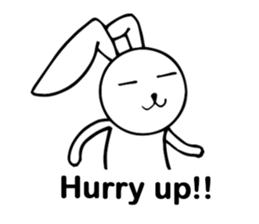 Cute Pink Rabbit Stickers sticker #7560767