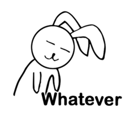 Cute Pink Rabbit Stickers sticker #7560768