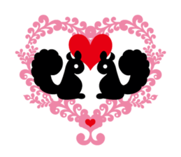 Cute girl & animals,for daily greeting sticker #7561212