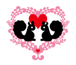 Cute girl & animals,for daily greeting sticker #7561212