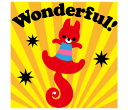 Cute girl & animals,for daily greeting sticker #7561213