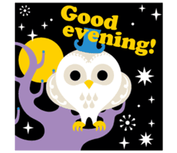 Cute girl & animals,for daily greeting sticker #7561214