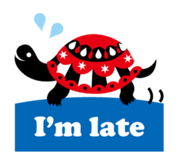 Cute girl & animals,for daily greeting sticker #7561215