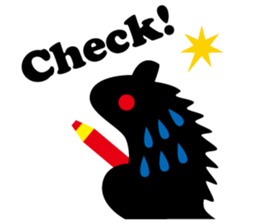 Cute girl & animals,for daily greeting sticker #7561218