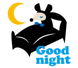 Cute girl & animals,for daily greeting sticker #7561231