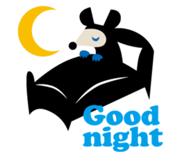 Cute girl & animals,for daily greeting sticker #7561231