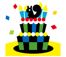 Cute girl & animals,for daily greeting sticker #7561235