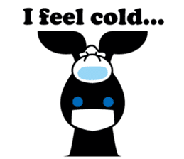 Cute girl & animals,for daily greeting sticker #7561247