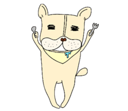 A lovely French Bulldog sticker #7561653