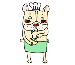 A lovely French Bulldog sticker #7561654