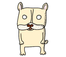 A lovely French Bulldog sticker #7561658