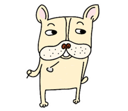 A lovely French Bulldog sticker #7561661
