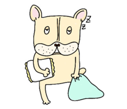 A lovely French Bulldog sticker #7561663