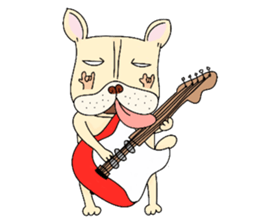 A lovely French Bulldog sticker #7561664