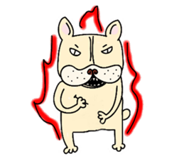 A lovely French Bulldog sticker #7561669