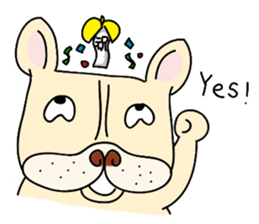A lovely French Bulldog sticker #7561687