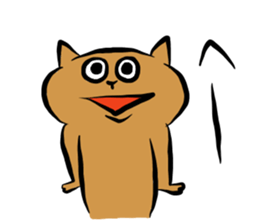 crazycute cat sticker #7561700