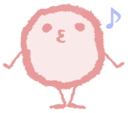 The creature which is full of hair sticker #7561901