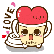 Take a break (Latte & Friend) sticker #7561989